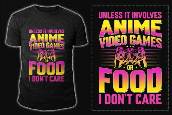 Anime Gaming T-shirt Design: Wear Your Favorite Fandom