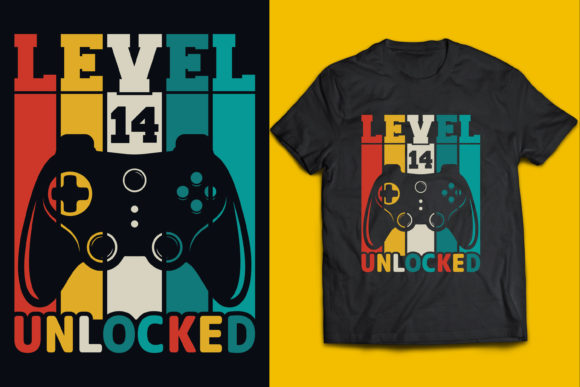 Crafting a Personal Trophy: The Significance of Level 14 Birthday Gaming T-Shirt Design