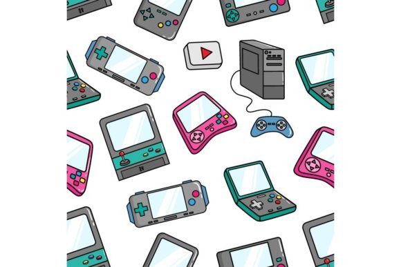 Design Your Gaming World with a Seamless Console Pattern