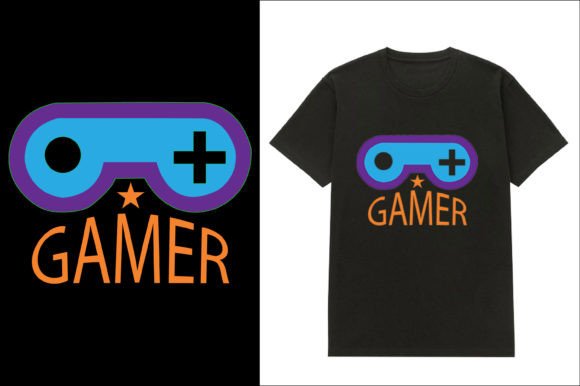 Elevate Your Brand with Gaming T-Shirt Design 26