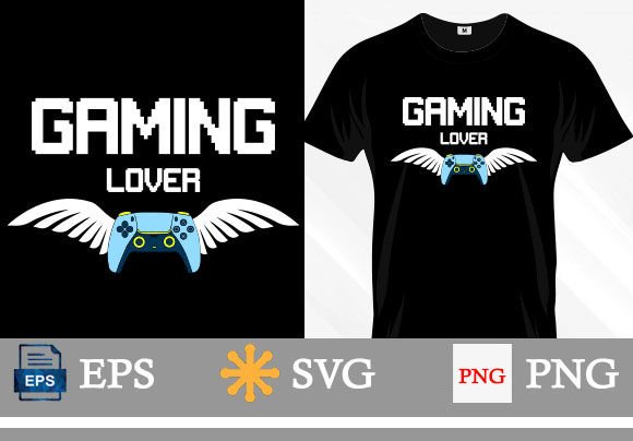 Elevate Your Style with the Gaming Lover I Gamer T-Shirt Design
