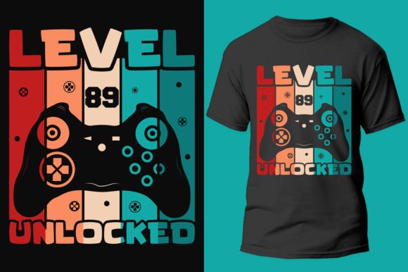 Gamer Gaming Level 89 Unlocked: A Bold Design Asset