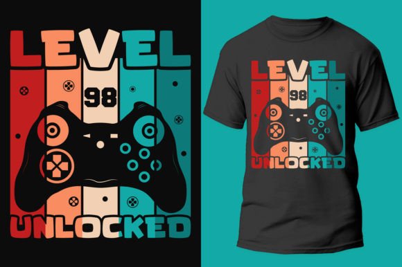 Gamer Gaming Level 98 Unlocked: A Bold & Iconic Premium Font