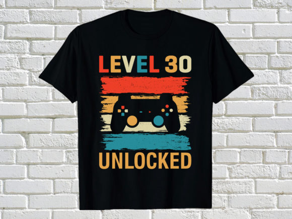 Gaming Level 30 Unlocked: A Design Asset for Creative Merchandise