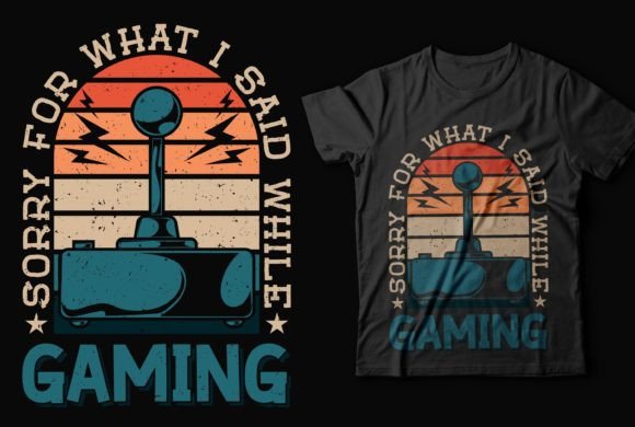 I Said Vintage Gaming: A Premium Digital Design for T-Shirts and Merch
