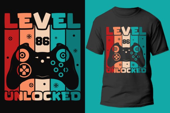Level Up Your Designs with Gamer Gaming Level 86 Unlocked