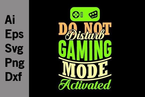 Signal Your Focus: The Do Not Disturb Gaming Mode Activated SVG