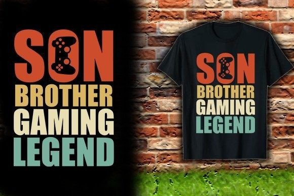 The Craft of Connection: SON-BROTHER-GAMING-LEGEND-TSHIRT-DESIGN and the Modern Merch Landscape