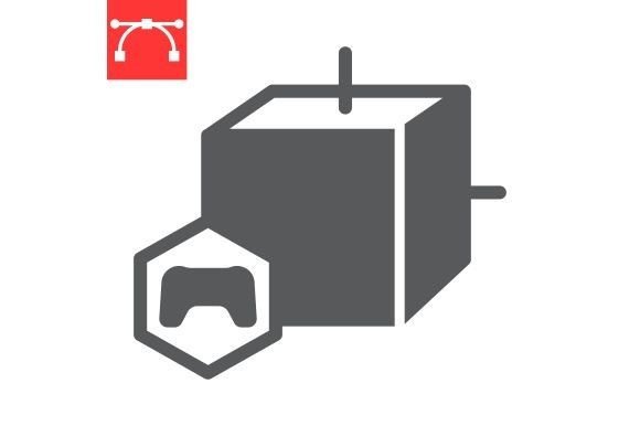 The Gaming NFT Glyph Icon as a Digital Asset