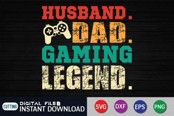 The Versatile Appeal of the Husband Dad Gaming Legend Graphic