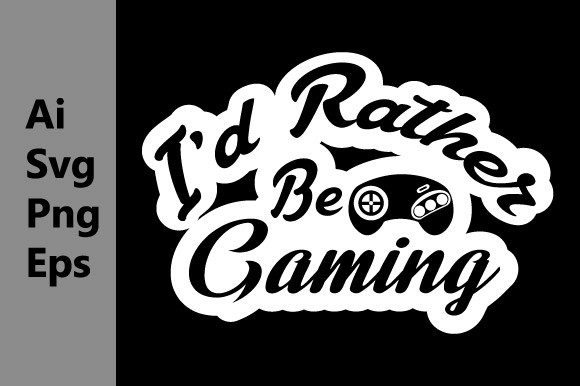 Unleash Your Passion with the I’d Rather Be Gaming Design