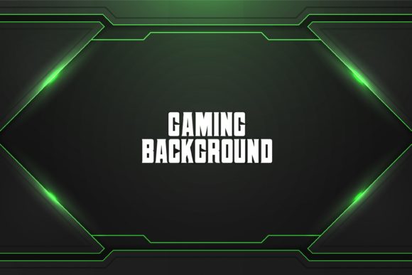 Versatile Gaming Backgrounds in Green